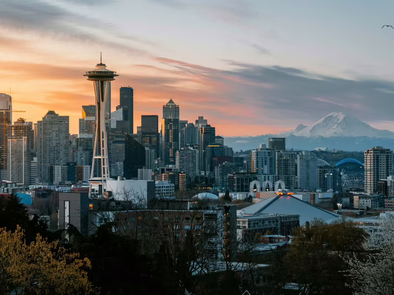 Employee Shuttle bus rental in Seattle, WA